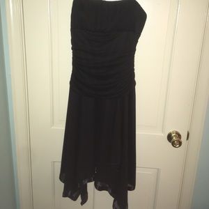 Black Formal Handkerchief Dress